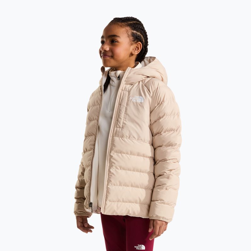 Šilta striukė vaikams The North Face Reversible Perrito Hooded timeless taupe 4