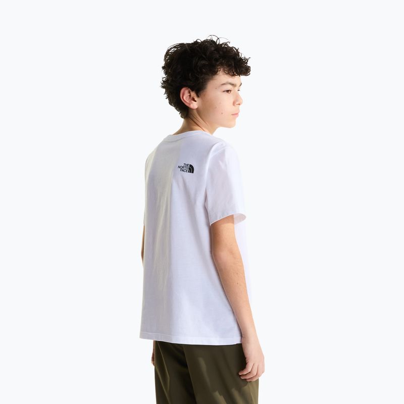 Vaikiški marškinėliai The North Face Evolution Half Dome SS Tee tnf white 3