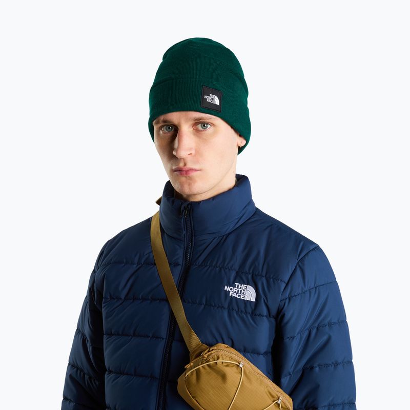 Žieminė kepurė The North Face Dock Worker Recycled Beanie hunter green 3