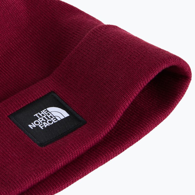 Žieminė kepurė The North Face Dock Worker Recycled Beanie burgundy crush 2