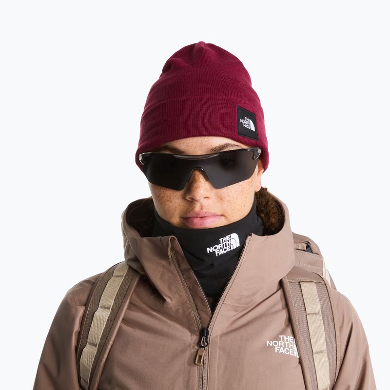 Žieminė kepurė The North Face Dock Worker Recycled Beanie burgundy crush 3
