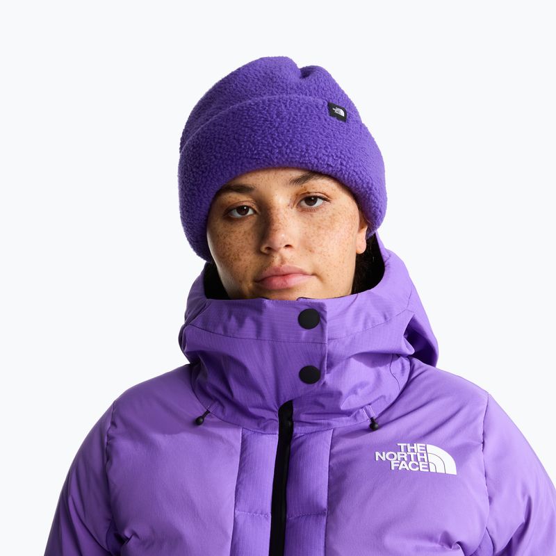 Žieminė kepurė The North Face Whimzy Convertible Beanie peak purple 4