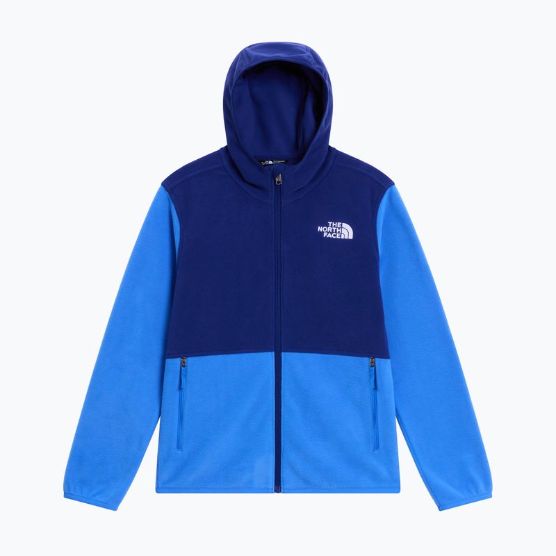 Vaikiškas flisinis džemperis The North Face Teen Glacier Full Zip Hoodie bold blue/activ blue 5