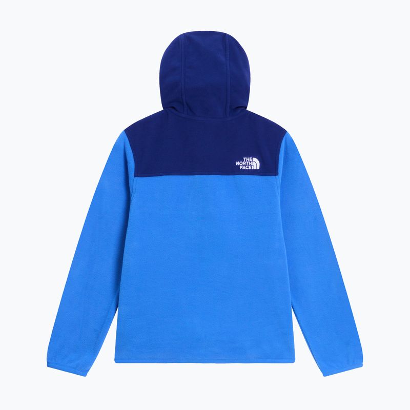 Vaikiškas flisinis džemperis The North Face Teen Glacier Full Zip Hoodie bold blue/activ blue 6