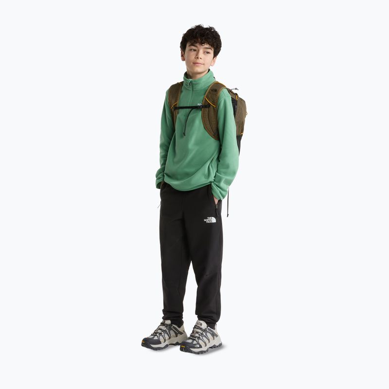 Vaikiškas flisinis džemperis The North Face Teen Glacier 1/4 Zip dimmed algae 2