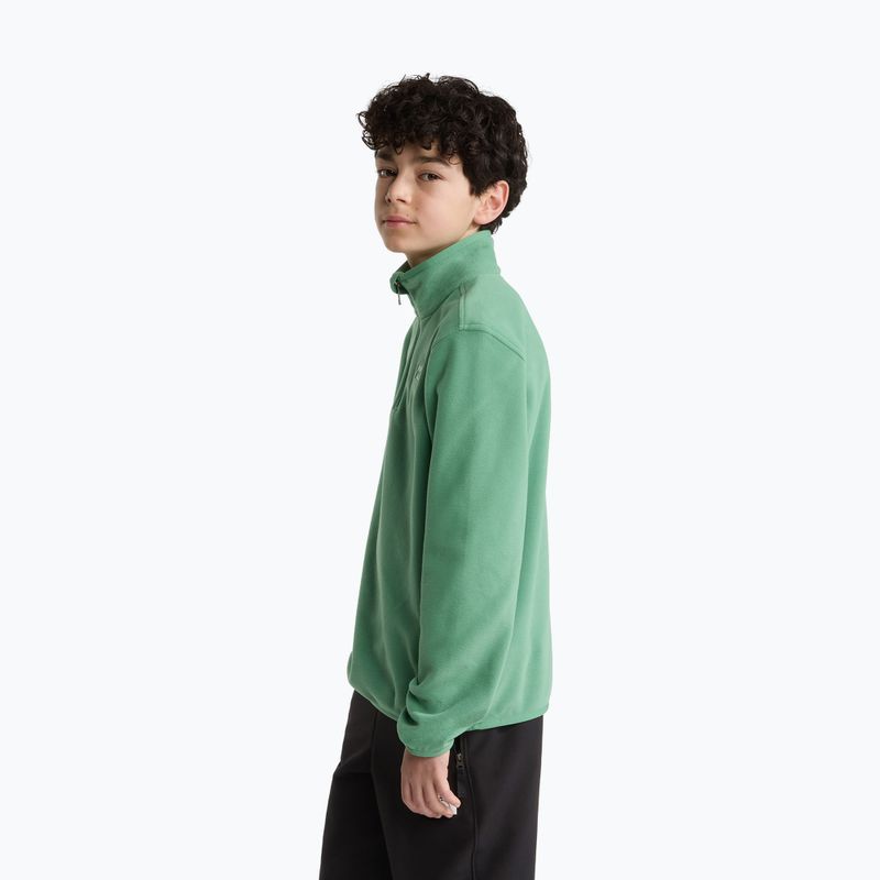 Vaikiškas flisinis džemperis The North Face Teen Glacier 1/4 Zip dimmed algae 3