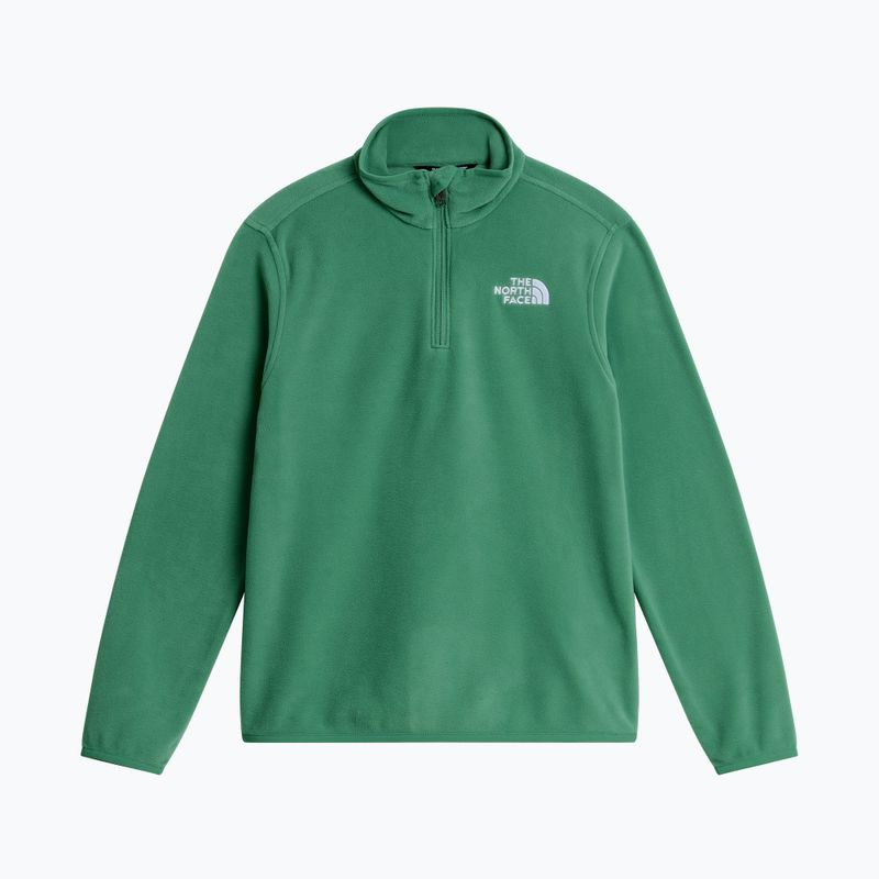 Vaikiškas flisinis džemperis The North Face Teen Glacier 1/4 Zip dimmed algae 4