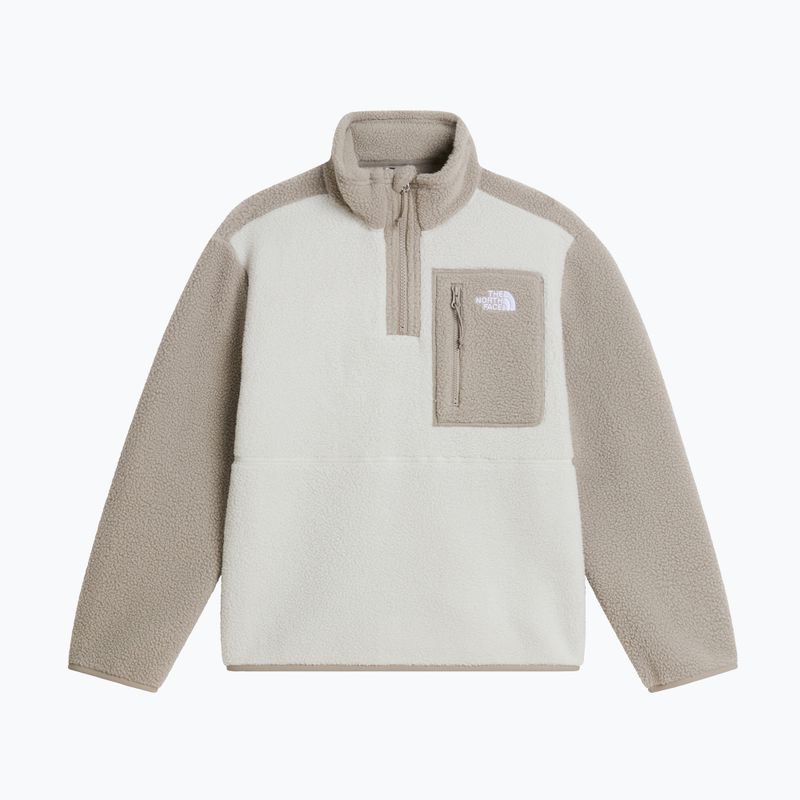 Vaikiškas flisinis džemperis The North Face Yumiori 1/4 Zip cumulus cloud/s