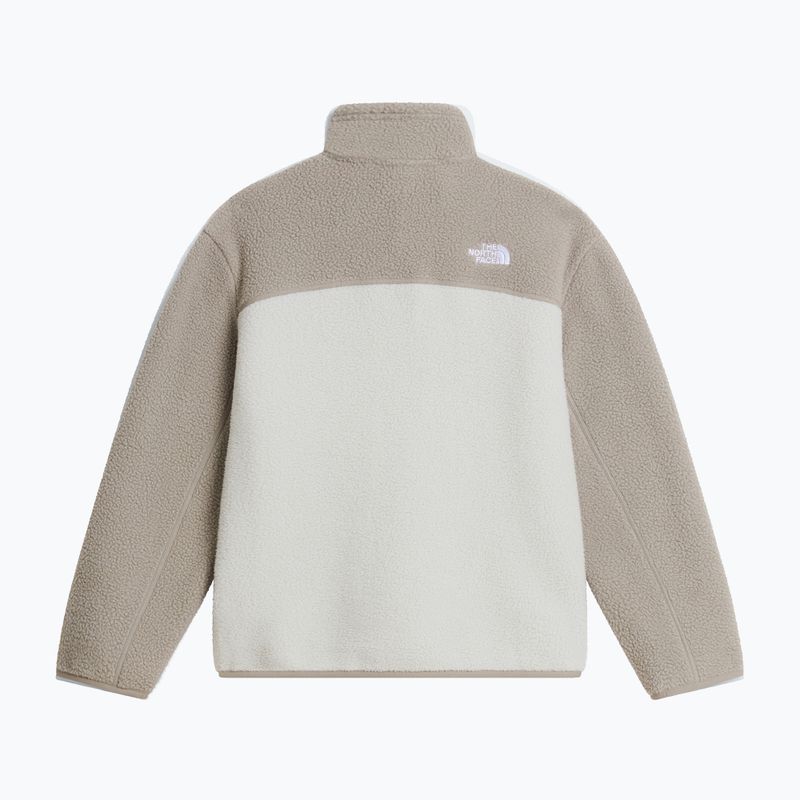 Vaikiškas flisinis džemperis The North Face Yumiori 1/4 Zip cumulus cloud/s 2