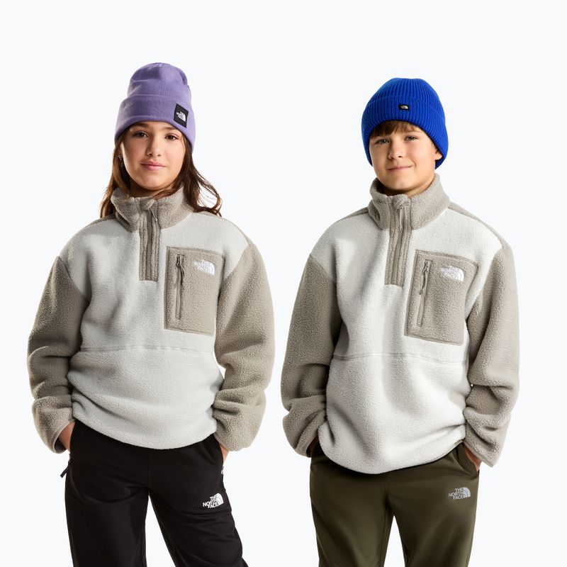 Vaikiškas flisinis džemperis The North Face Yumiori 1/4 Zip cumulus cloud/s 3