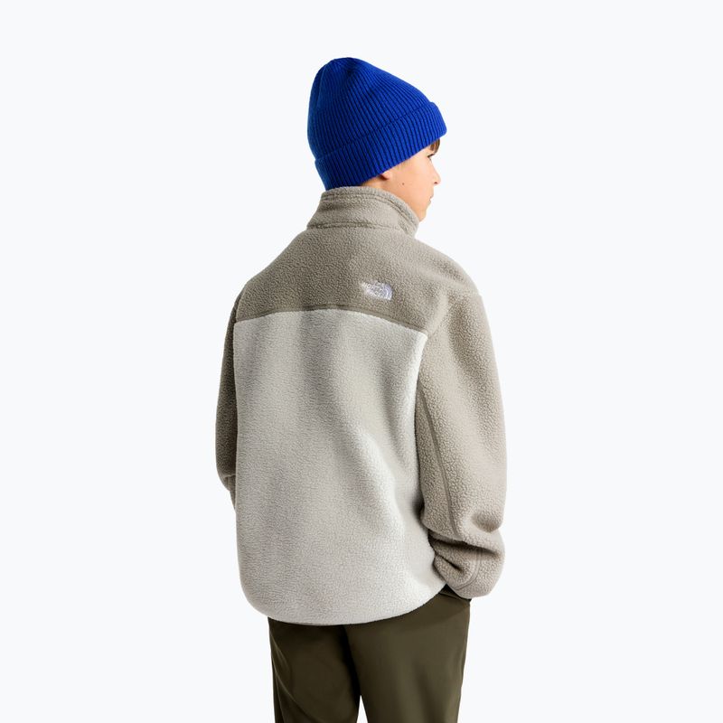 Vaikiškas flisinis džemperis The North Face Yumiori 1/4 Zip cumulus cloud/s 5