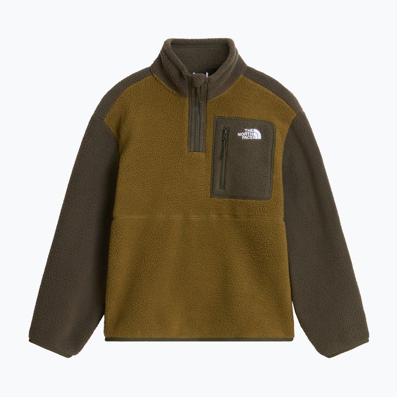 Vaikiškas flisinis džemperis The North Face Yumiori 1/4 Zip caraway seed/ne