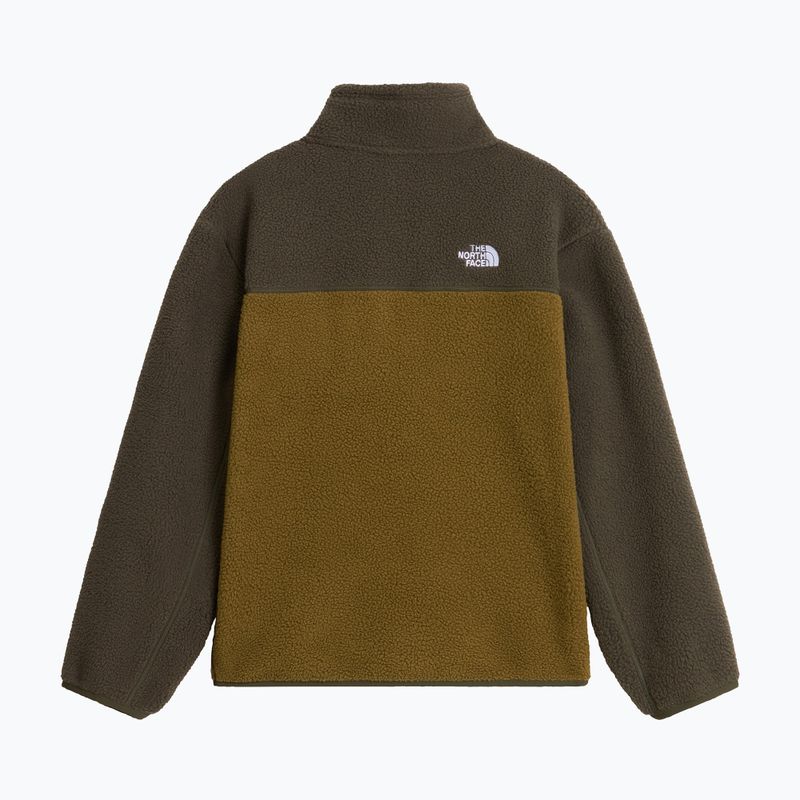 Vaikiškas flisinis džemperis The North Face Yumiori 1/4 Zip caraway seed/ne 2