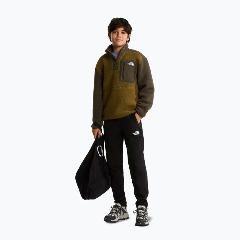 Vaikiškas flisinis džemperis The North Face Yumiori 1/4 Zip caraway seed/ne 4