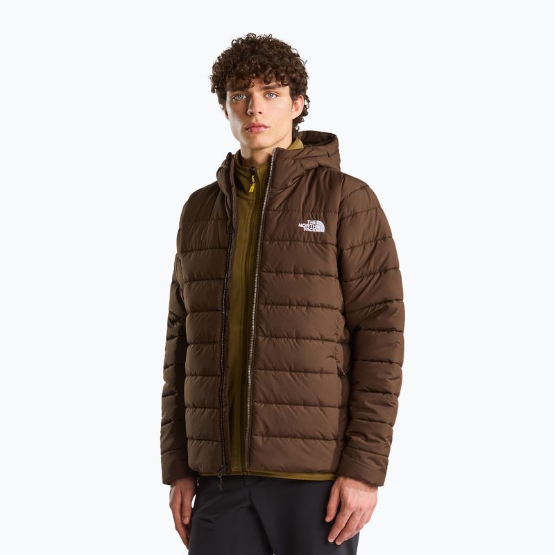 Vyriška pašiltinta striukė The North Face Aconcalgia Hooded dark chestnut
