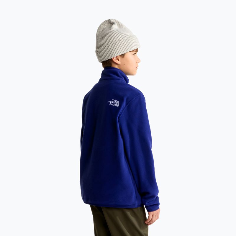 Vaikiškas flisinis džemperis The North Face Teen Glacier 1/4 Zip bold blue 3