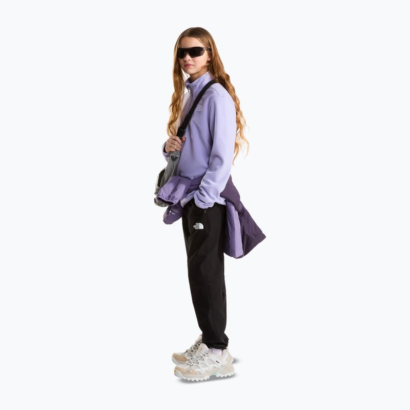 Vaikiškas flisinis džemperis The North Face Teen Glacier 1/4 Zip pale plum 2