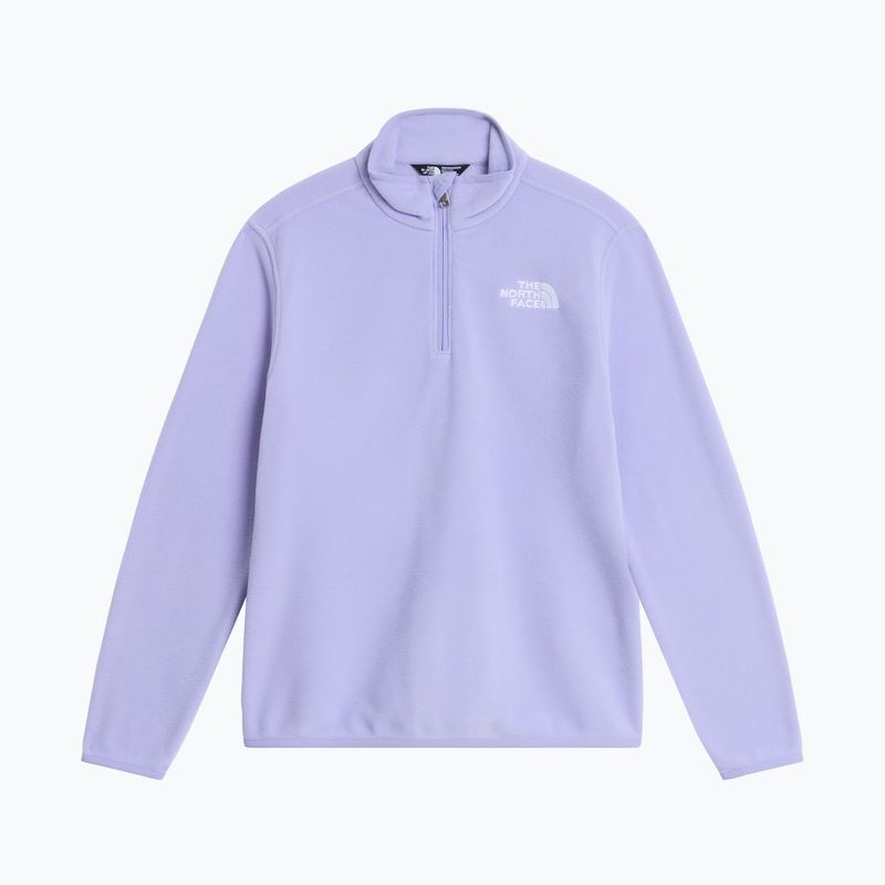 Vaikiškas flisinis džemperis The North Face Teen Glacier 1/4 Zip pale plum 4