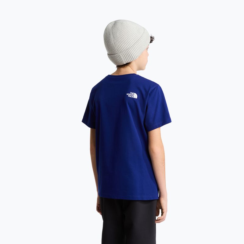 Vaikiški marškinėliai The North Face Evolution Half Dome SS Tee bold blue 5