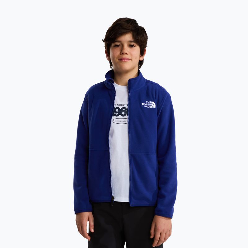 Vaikiškas flisinis džemperis The North Face Glacier Full Zip bold blue 4
