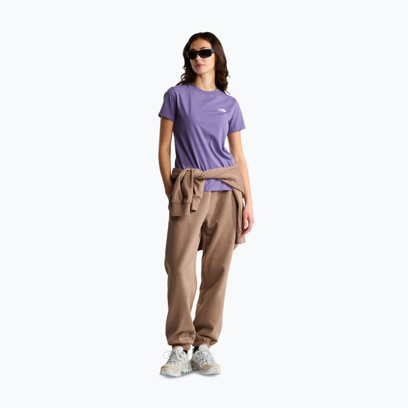 Moteriški marškinėliai The North Face Evolution Simple Dome Slim SS grounded plum 2