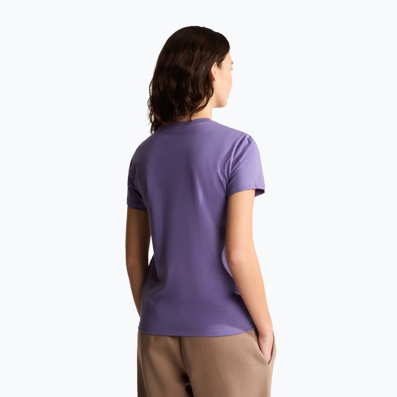 Moteriški marškinėliai The North Face Evolution Simple Dome Slim SS grounded plum 3
