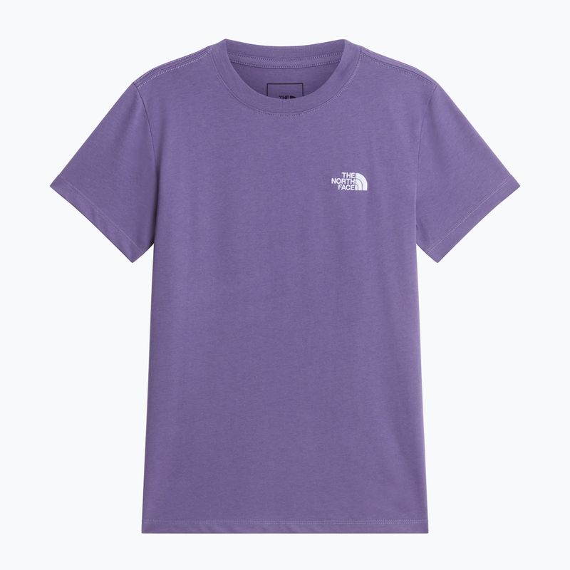 Moteriški marškinėliai The North Face Evolution Simple Dome Slim SS grounded plum 4