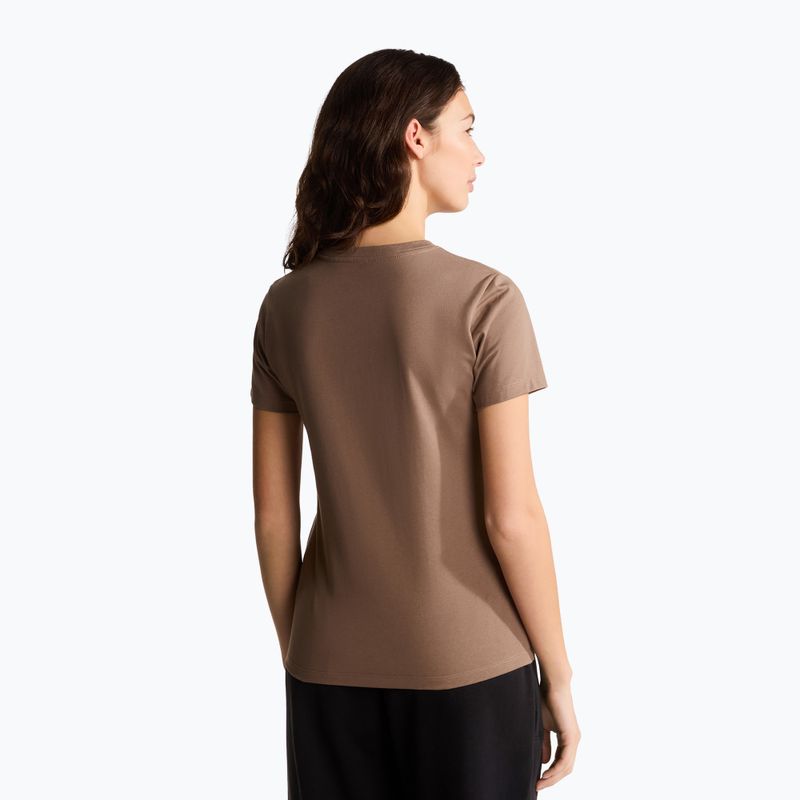 Moteriški marškinėliai The North Face Evolution Simple Dome Slim SS garnet 3