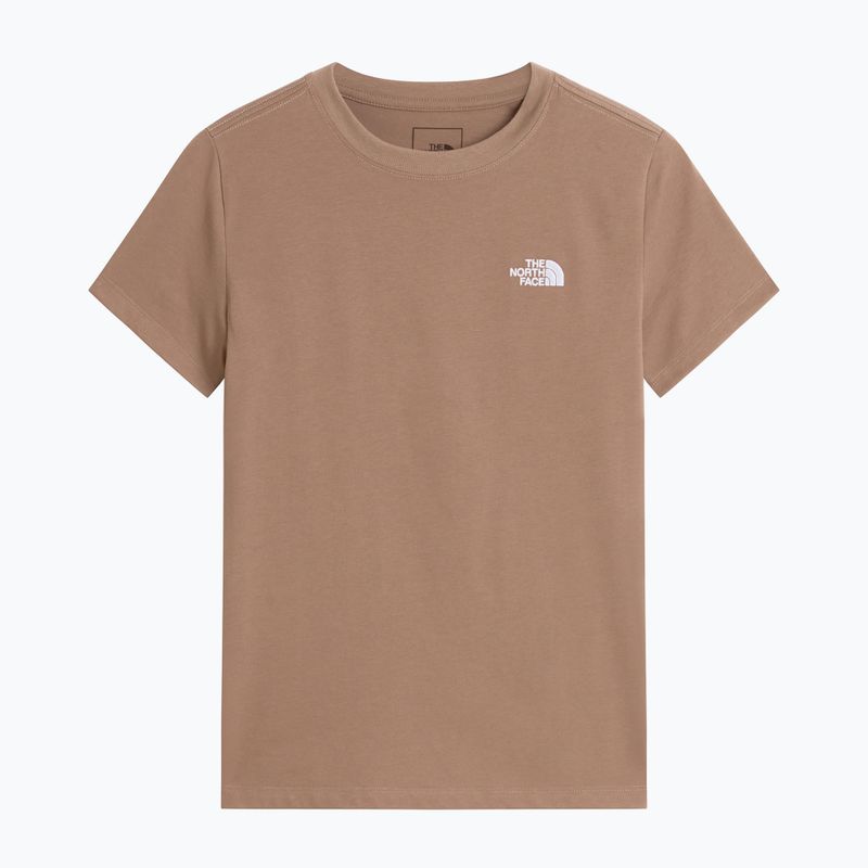 Moteriški marškinėliai The North Face Evolution Simple Dome Slim SS garnet 4