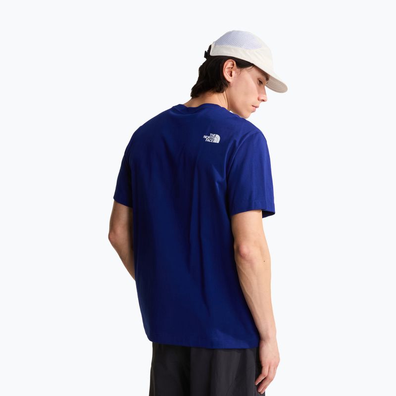 Vyriški marškinėliai The North Face Explorer Badges RLX Tee Graphic bold blue 3