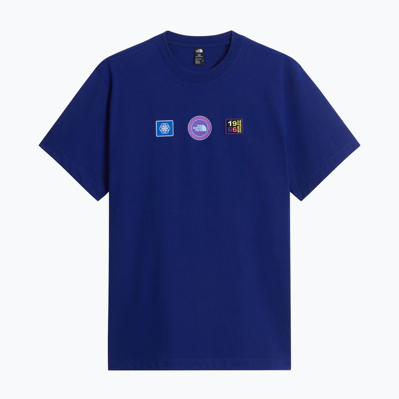 Vyriški marškinėliai The North Face Explorer Badges RLX Tee Graphic bold blue 4