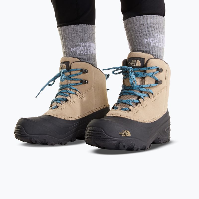 Vaikiški sniego batai The North Face Chilkat V Lace Wp timeless taupe/pale teal 5