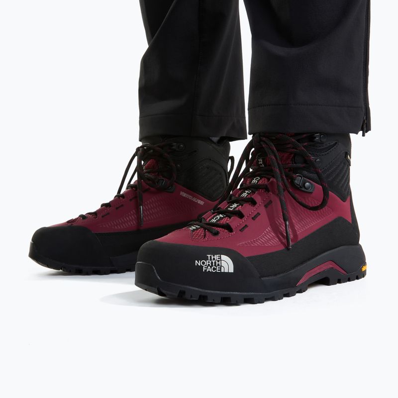 Moteriški priėjimo prie trasų batai The North Face Verto Alpine Mid GTX burgundy crush/tnf black 5