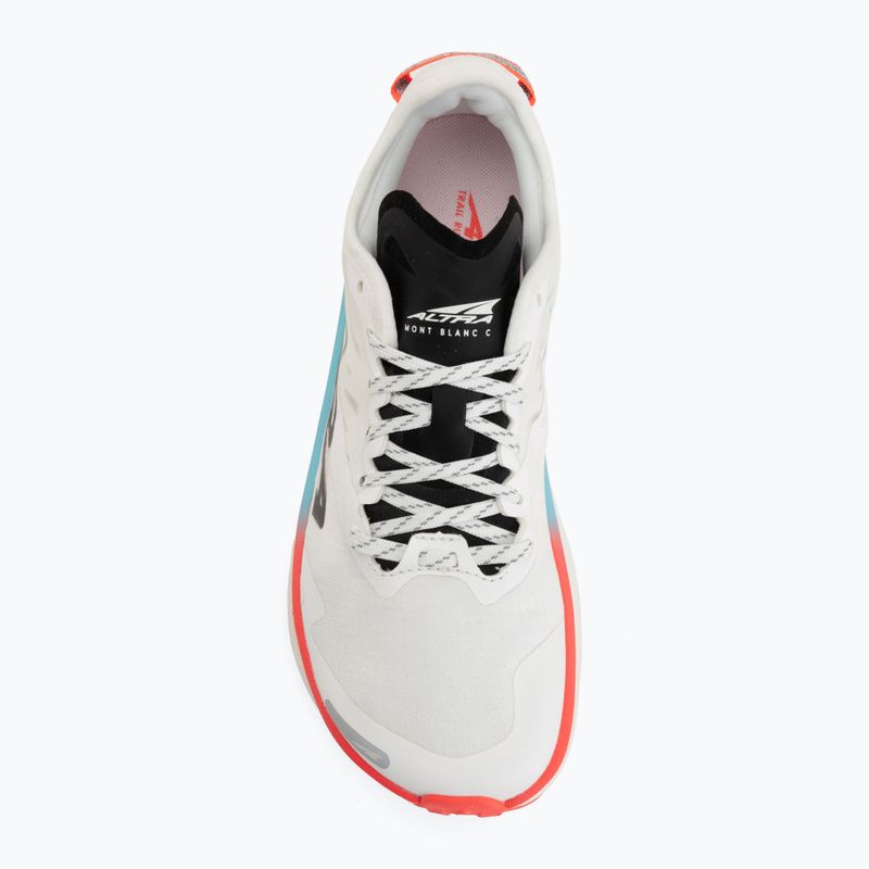 Moteriški bėgimo batai Altra Mont Blanc Carbon white/black/firey coral 5