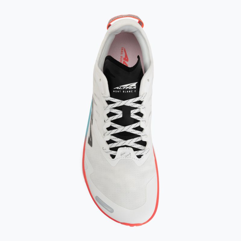 Vyriški bėgimo batai Altra Mont Blanc Carbon white/black/firey coral 5