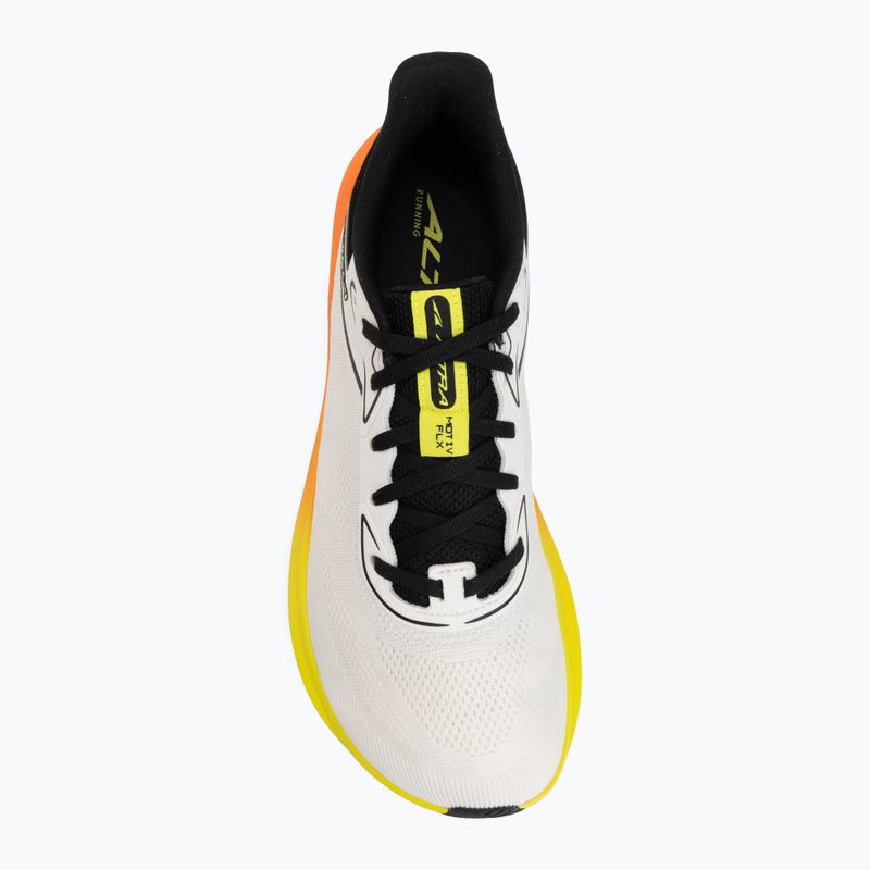 Vyriški bėgimo batai Altra Motiv FLX white/black/safety yellow 5