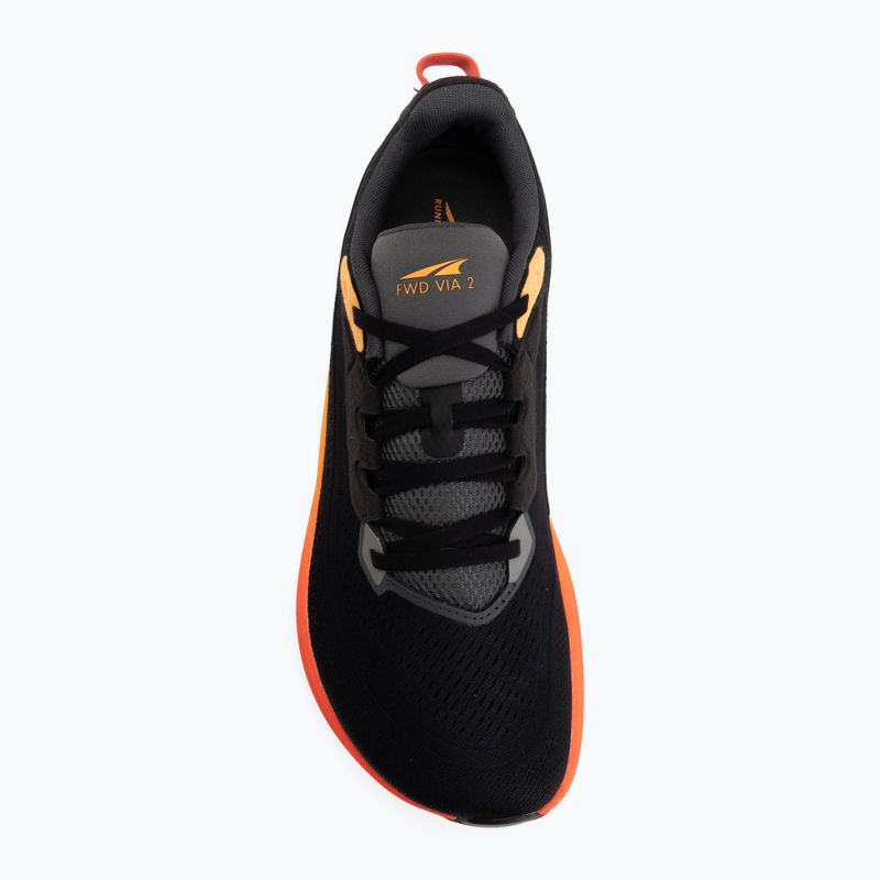 Vyriški bėgimo batai Altra FWD Via 2 black/orange pop/coral 5