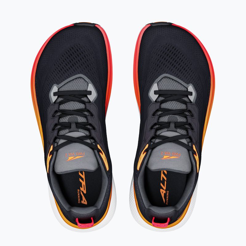 Vyriški bėgimo batai Altra FWD Via 2 black/orange pop/coral 3