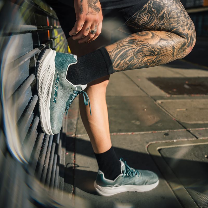 Vyriški bėgimo batai Altra Experience Flow 3 green milieu/sea pine/grey 8