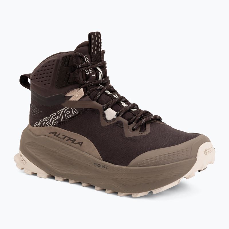 Moteriški bėgimo batai Altra Olympus 7 Mid GTX chocolate torte/mountain
