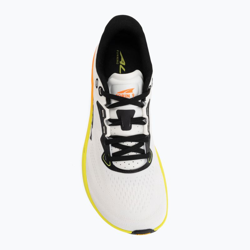 Vyriški bėgimo batai Altra Torin 9 white/black/safety yellow 5