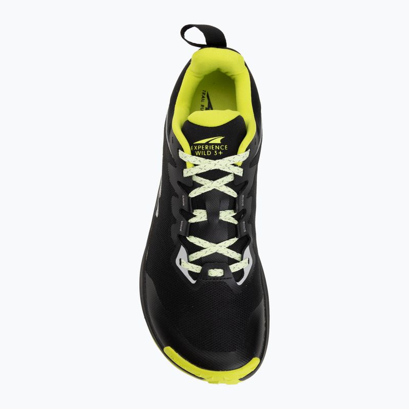 Vyriški bėgimo batai Altra Experience Wild 3+ black/silver/acid lime 5