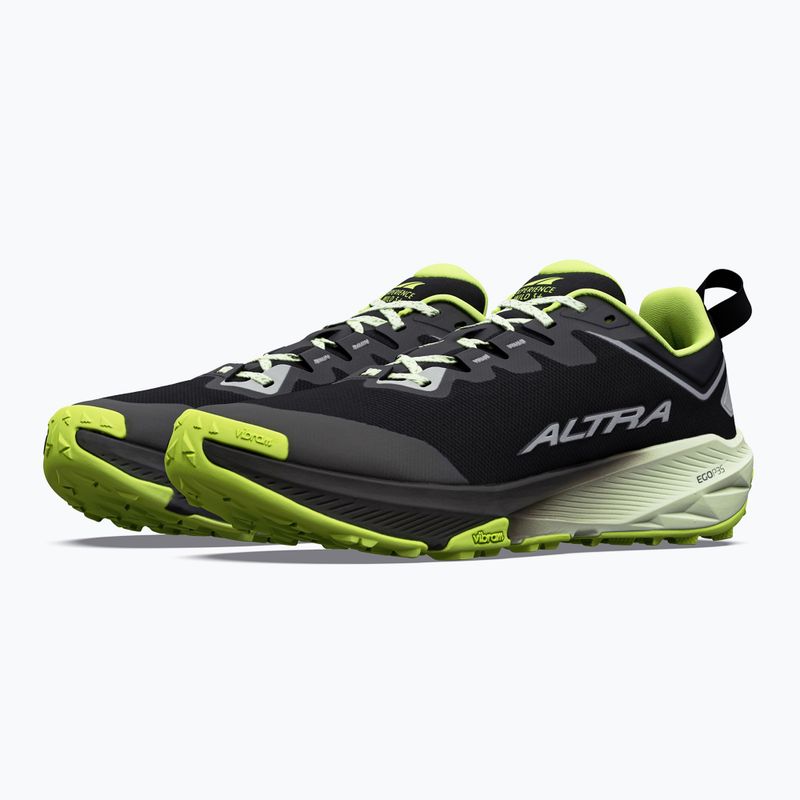 Vyriški bėgimo batai Altra Experience Wild 3+ black/silver/acid lime 2