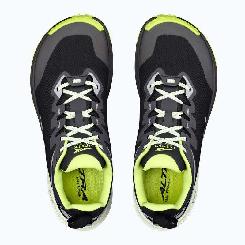 Vyriški bėgimo batai Altra Experience Wild 3+ black/silver/acid lime 3