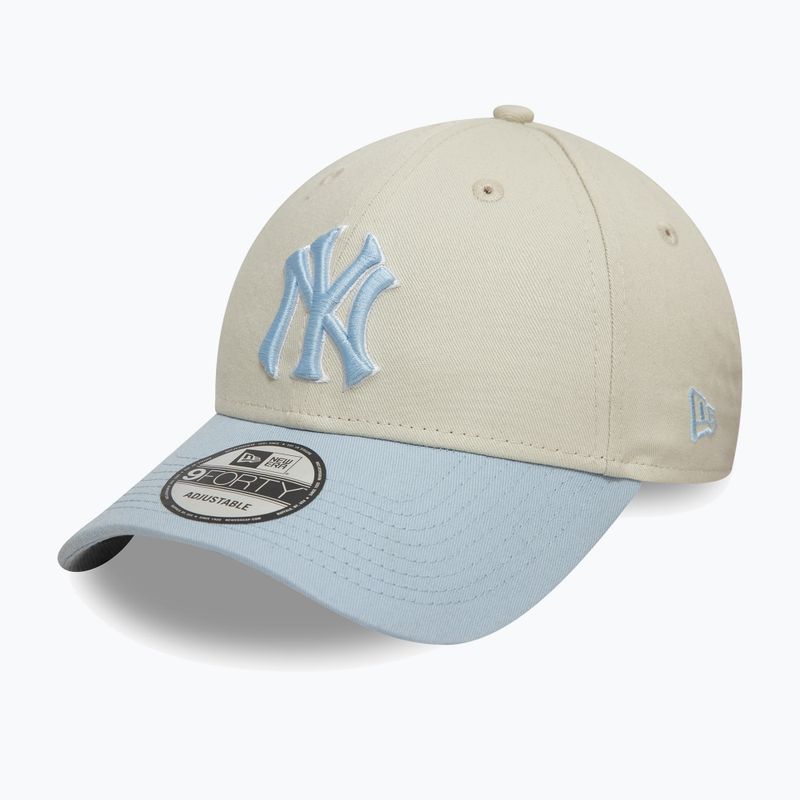 Kepuraitė su snapeliu New Era WS Patch 9Forty New York Yankees light beige 3