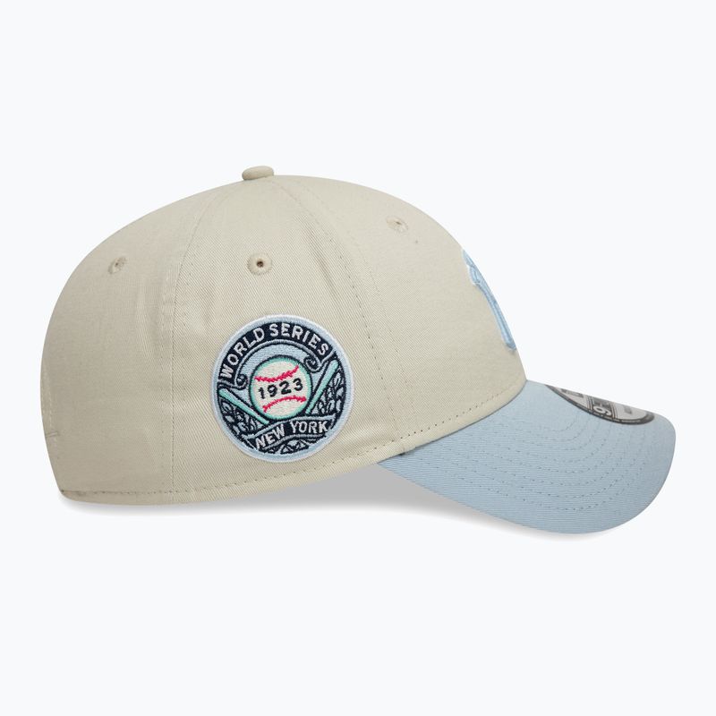 Kepuraitė su snapeliu New Era WS Patch 9Forty New York Yankees light beige 4