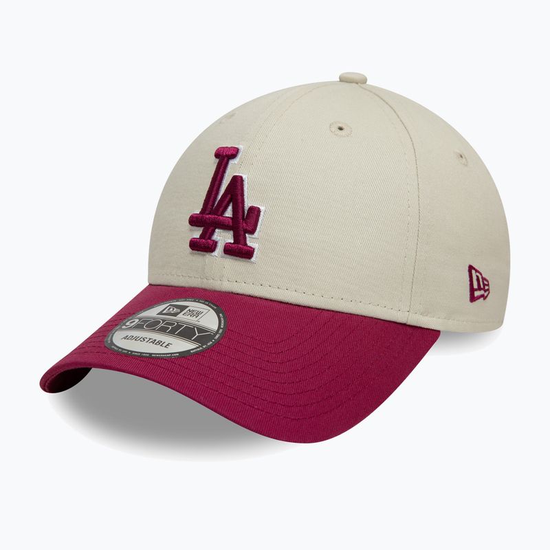 Kepuraitė su snapeliu New Era WS Patch 9Forty Los Angeles Dodgers light beige 3
