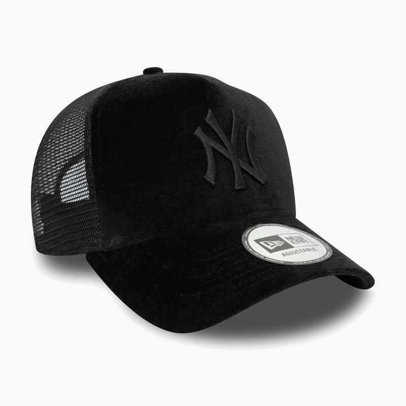 Kepuraitė su snapeliu New Era Diamante Velour Trucker New York Yankees black