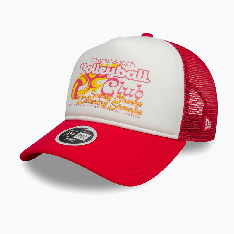 Kepuraitė su snapeliu New Era Foam Trucker bright pink 2