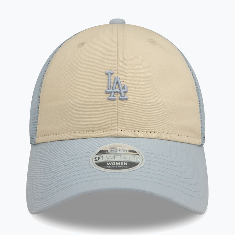 Kepuraitė su snapeliu New Era 9Twenty Trucker Los Angeles Dodgers light beige 3